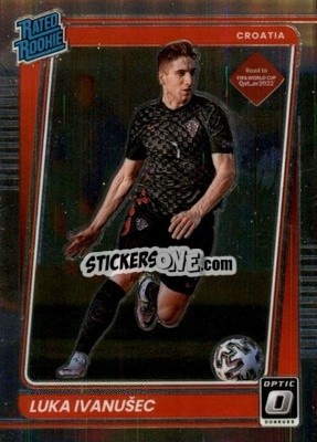 Sticker Luka Ivanusec - Donruss Soccer Road to Qatar 2021-2022 n. 200o - Panini