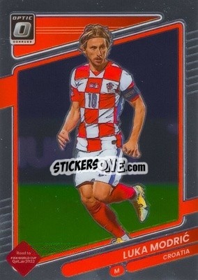 Sticker Luka Modric - Donruss Soccer Road to Qatar 2021-2022 n. 37o - Panini