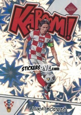 Sticker Luka Modric - Donruss Soccer Road to Qatar 2021-2022 n. 5k - Panini