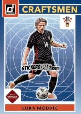 Sticker Luka Modric - Donruss Soccer Road to Qatar 2021-2022 n. 15c - Panini