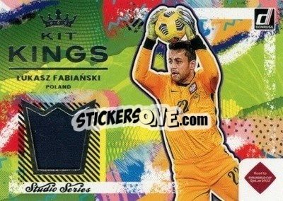 Sticker Lukasz Fabianski - Donruss Soccer Road to Qatar 2021-2022 n. KK-LF - Panini