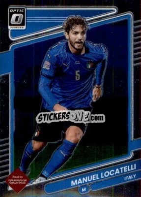 Sticker Manuel Locatelli - Donruss Soccer Road to Qatar 2021-2022 n. 78o - Panini