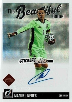 Sticker Manuel Neuer - Donruss Soccer Road to Qatar 2021-2022 n. BG-MN - Panini