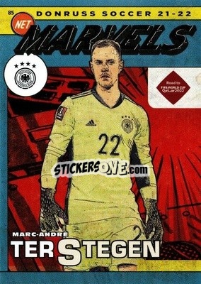 Cromo Marc-Andre ter Stegen - Donruss Soccer Road to Qatar 2021-2022 n. 8nm - Panini