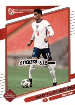 Sticker Marcus Rashford - Donruss Soccer Road to Qatar 2021-2022 n. 55 - Panini