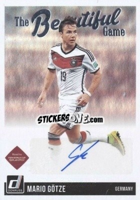 Sticker Mario Gotze - Donruss Soccer Road to Qatar 2021-2022 n. BG-MG - Panini