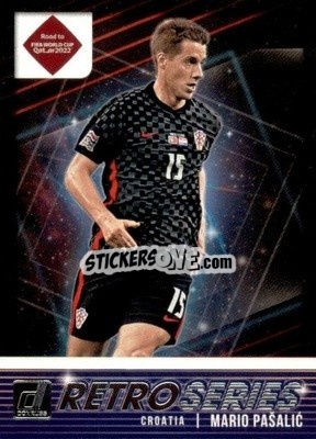 Sticker Mario Pasalic - Donruss Soccer Road to Qatar 2021-2022 - Panini