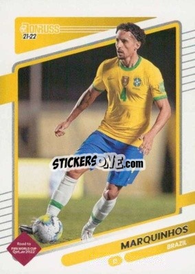 Sticker Marquinhos - Donruss Soccer Road to Qatar 2021-2022 n. 19 - Panini