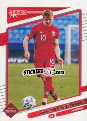 Figurina Martin Odegaard - Donruss Soccer Road to Qatar 2021-2022 - Panini