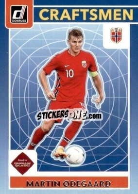 Sticker Martin Odegaard - Donruss Soccer Road to Qatar 2021-2022 - Panini