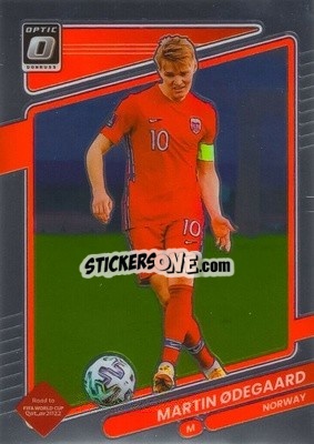 Sticker Martin Odegaard - Donruss Soccer Road to Qatar 2021-2022 n. 103o - Panini