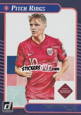 Sticker Martin Odegaard - Donruss Soccer Road to Qatar 2021-2022 n. 9pk - Panini