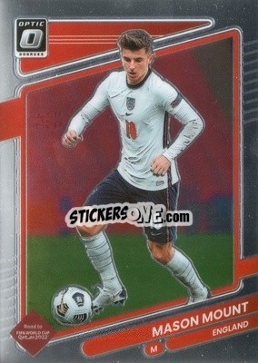 Sticker Mason Mount - Donruss Soccer Road to Qatar 2021-2022 n. 50o - Panini