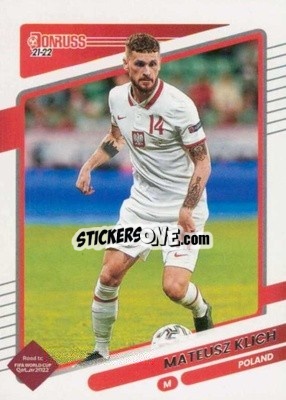 Sticker Mateusz Klich - Donruss Soccer Road to Qatar 2021-2022 n. 111 - Panini