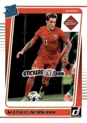 Sticker Mathias Normann - Donruss Soccer Road to Qatar 2021-2022 n. 180 - Panini