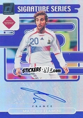 Sticker Mathieu Flamini - Donruss Soccer Road to Qatar 2021-2022 n. SS-MFL - Panini