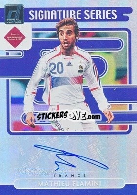 Figurina Mathieu Flamini - Donruss Soccer Road to Qatar 2021-2022 - Panini