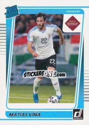Sticker Matias Vina - Donruss Soccer Road to Qatar 2021-2022 n. 196 - Panini