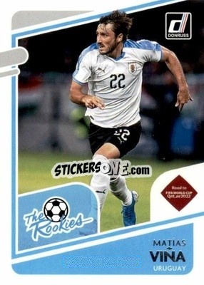 Sticker Matias Vina - Donruss Soccer Road to Qatar 2021-2022 n. 9tr - Panini