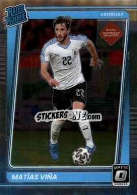 Sticker Matias Vina - Donruss Soccer Road to Qatar 2021-2022 n. 196o - Panini