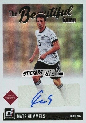 Sticker Mats Hummels - Donruss Soccer Road to Qatar 2021-2022 n. BG-MH - Panini