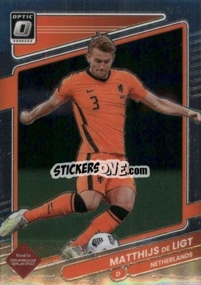 Sticker Matthijs de Ligt - Donruss Soccer Road to Qatar 2021-2022 n. 97o - Panini