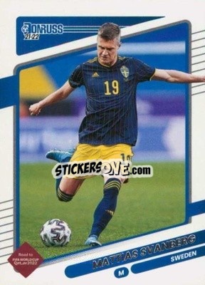 Sticker Mattias Svanberg - Donruss Soccer Road to Qatar 2021-2022 n. 155 - Panini