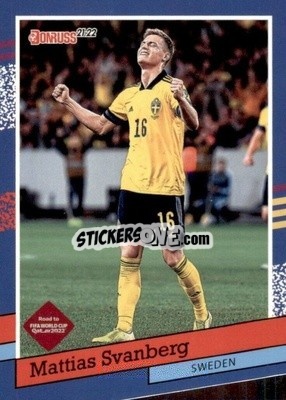 Figurina Mattias Svanberg - Donruss Soccer Road to Qatar 2021-2022 - Panini