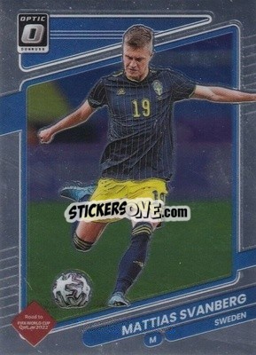 Sticker Mattias Svanberg - Donruss Soccer Road to Qatar 2021-2022 n. 155o - Panini
