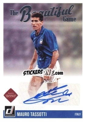 Sticker Mauro Tassotti - Donruss Soccer Road to Qatar 2021-2022 n. BG-MT - Panini