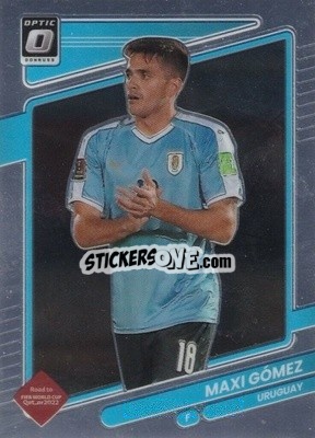 Sticker Maxi Gomez - Donruss Soccer Road to Qatar 2021-2022 n. 173o - Panini