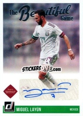Sticker Miguel Layun - Donruss Soccer Road to Qatar 2021-2022 n. BG-LYN - Panini