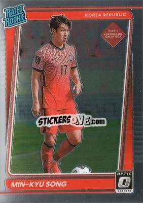 Sticker Min-kyu Song - Donruss Soccer Road to Qatar 2021-2022 n. 189o - Panini
