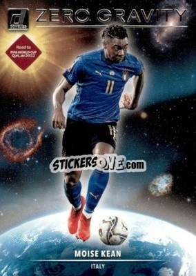 Sticker Moise Kean - Donruss Soccer Road to Qatar 2021-2022 n. 15zg - Panini