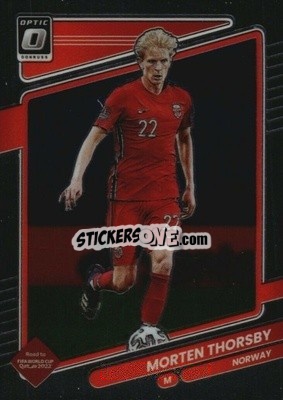 Sticker Morten Thorsby - Donruss Soccer Road to Qatar 2021-2022 n. 105o - Panini