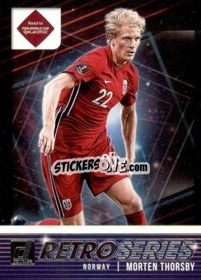 Sticker Morten Thorsby - Donruss Soccer Road to Qatar 2021-2022 n. 1rs - Panini