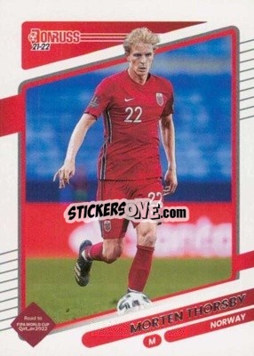 Sticker Morten Thorsby - Donruss Soccer Road to Qatar 2021-2022 n. 105 - Panini
