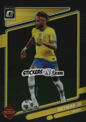Sticker Neymar Jr - Donruss Soccer Road to Qatar 2021-2022 n. 18o - Panini