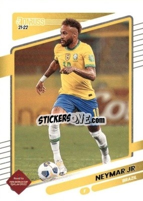 Sticker Neymar Jr - Donruss Soccer Road to Qatar 2021-2022 n. 18 - Panini