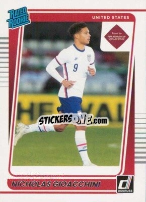 Sticker Nicholas Gioacchini - Donruss Soccer Road to Qatar 2021-2022 n. 190 - Panini