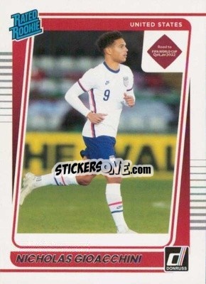 Sticker Nicholas Gioacchini - Donruss Soccer Road to Qatar 2021-2022 - Panini