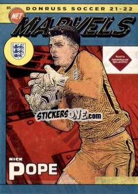Cromo Nick Pope - Donruss Soccer Road to Qatar 2021-2022 n. 12nm - Panini