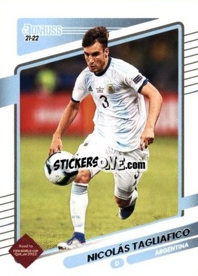 Sticker Nicolas Tagliafico - Donruss Soccer Road to Qatar 2021-2022 n. 7 - Panini