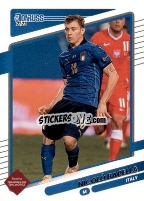 Sticker Nicolo Barella - Donruss Soccer Road to Qatar 2021-2022 n. 84 - Panini