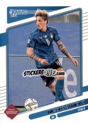 Sticker Nicolo Zaniolo - Donruss Soccer Road to Qatar 2021-2022 n. 81 - Panini