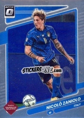 Sticker Nicolo Zaniolo - Donruss Soccer Road to Qatar 2021-2022 n. 81o - Panini