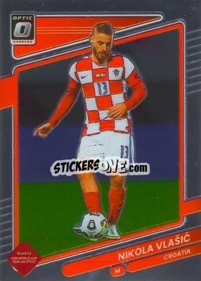 Sticker Nikola Vlasic - Donruss Soccer Road to Qatar 2021-2022 n. 45o - Panini