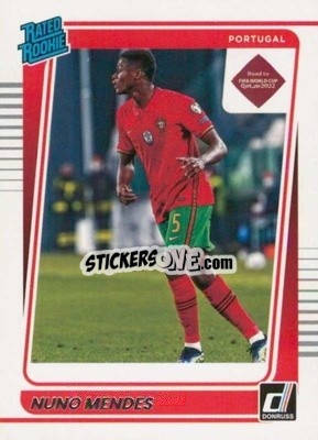 Sticker Nuno Mendes - Donruss Soccer Road to Qatar 2021-2022 n. 192 - Panini