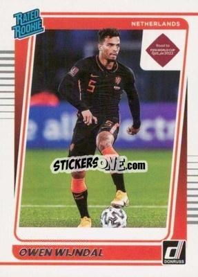 Sticker Owen Wijndal - Donruss Soccer Road to Qatar 2021-2022 n. 197 - Panini