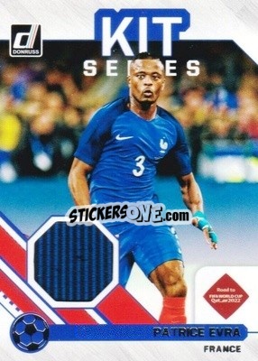 Sticker Patrice Evra - Donruss Soccer Road to Qatar 2021-2022 n. KS-PEV - Panini